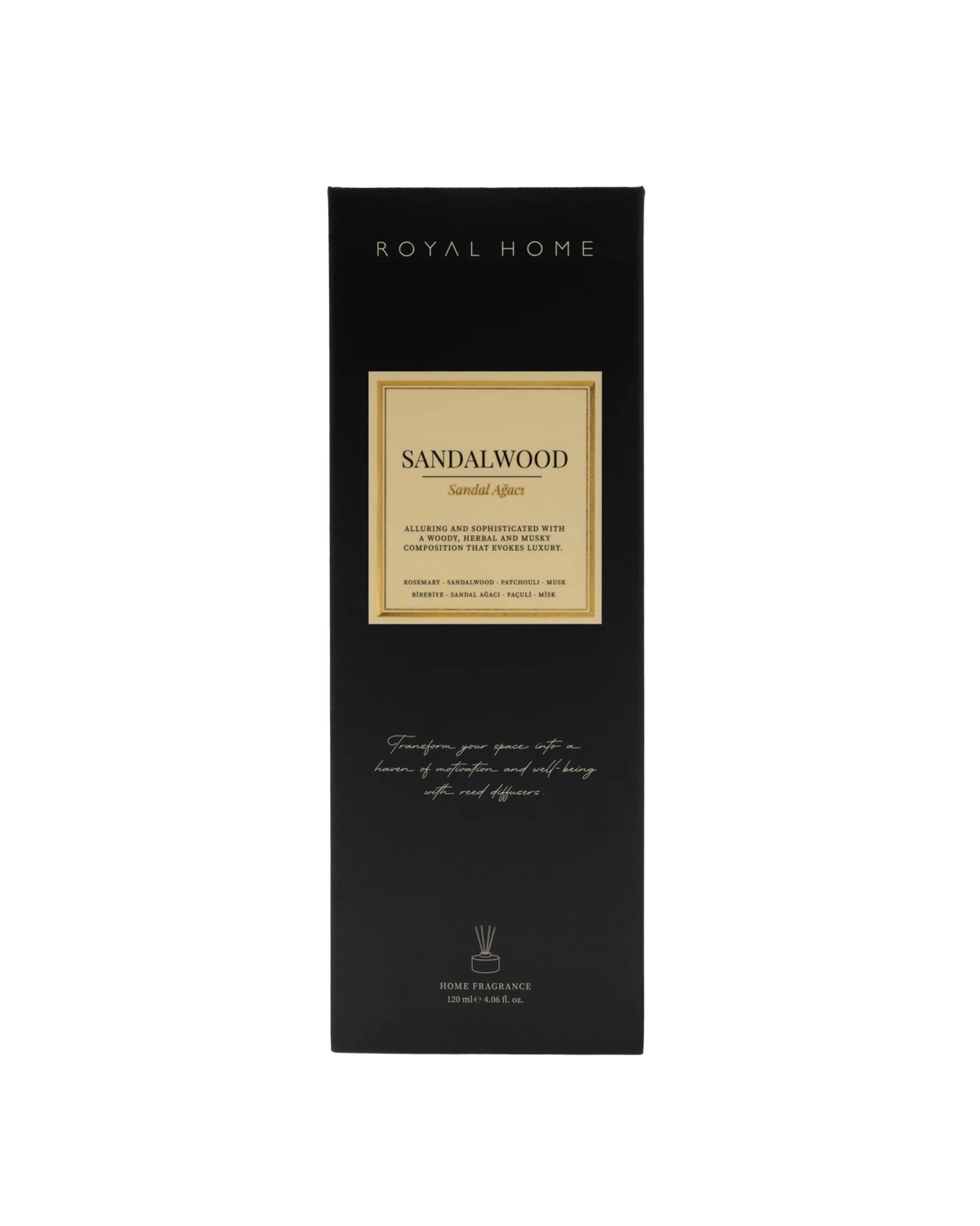 Sandalwood Reed Diffuser Royal Platinum, 120 мл — фото 3